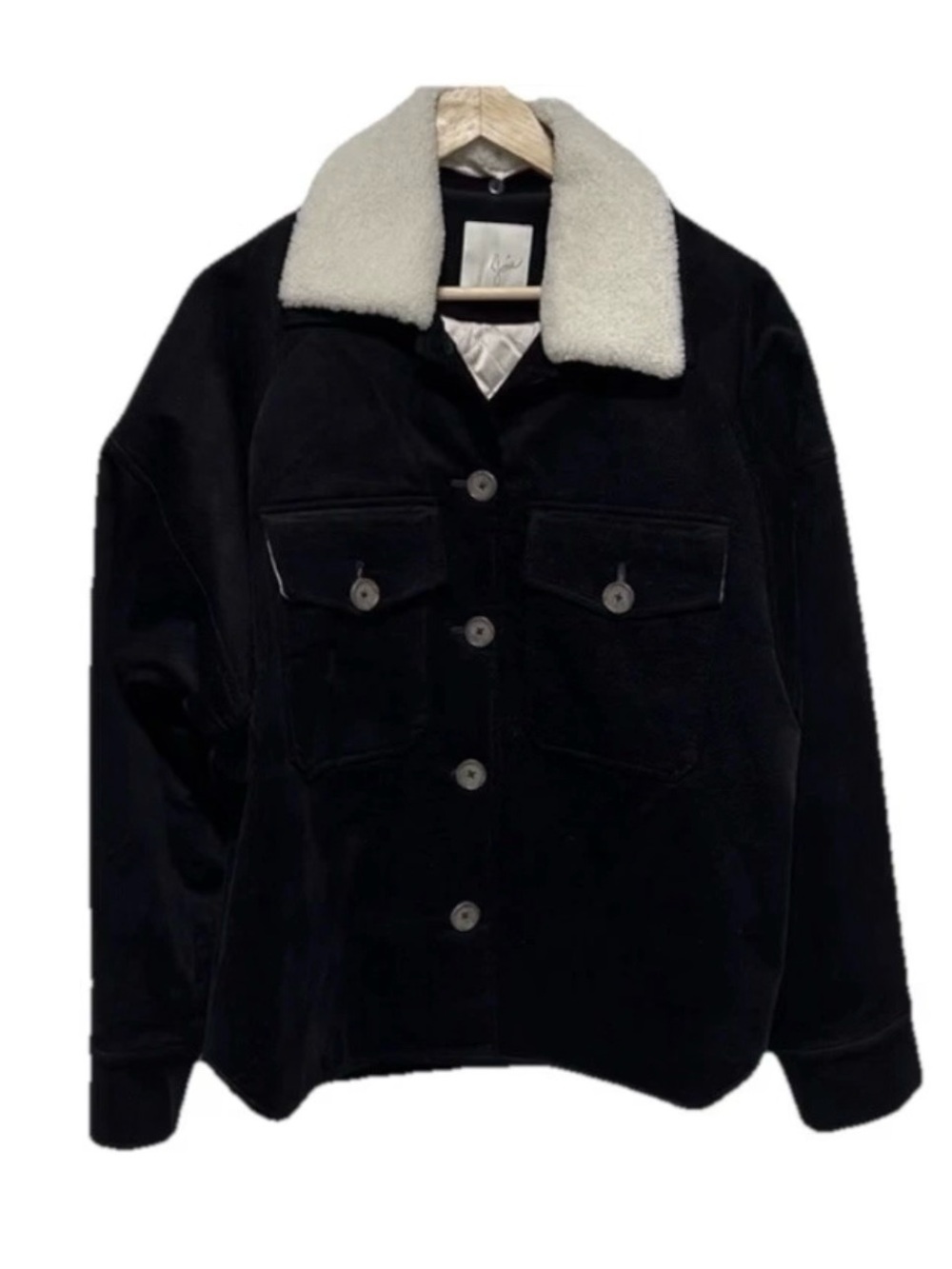Joie Draper Corduroy Trucker Jacket Small Oversized